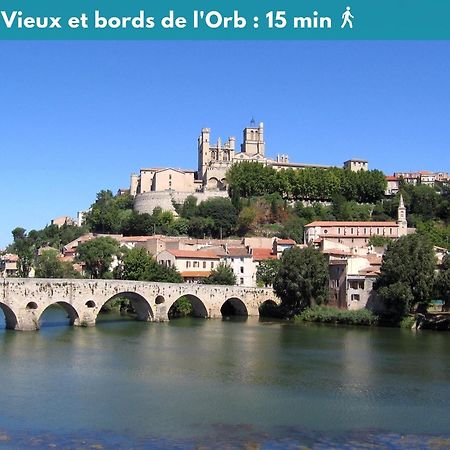 Elegant Studio Climatise 'Alma 2' - Coeur De Beziers - Wifi Fibre - Netflix Buitenkant foto